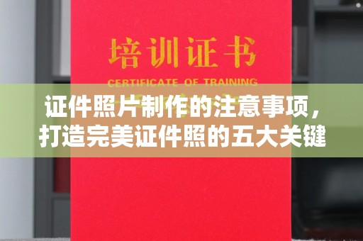 连南证件照片制作的注意事项，打造完美证件照的五大关键点