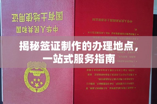 乌苏揭秘签证制作的办理地点，一站式服务指南