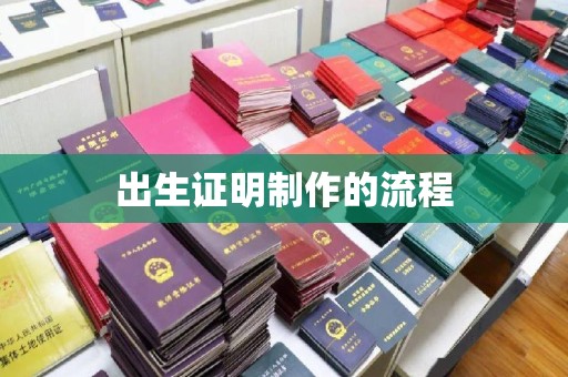 舒城出生证明制作的流程