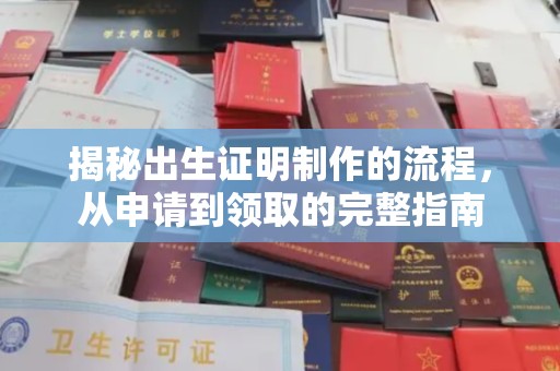 伊通揭秘出生证明制作的流程，从申请到领取的完整指南